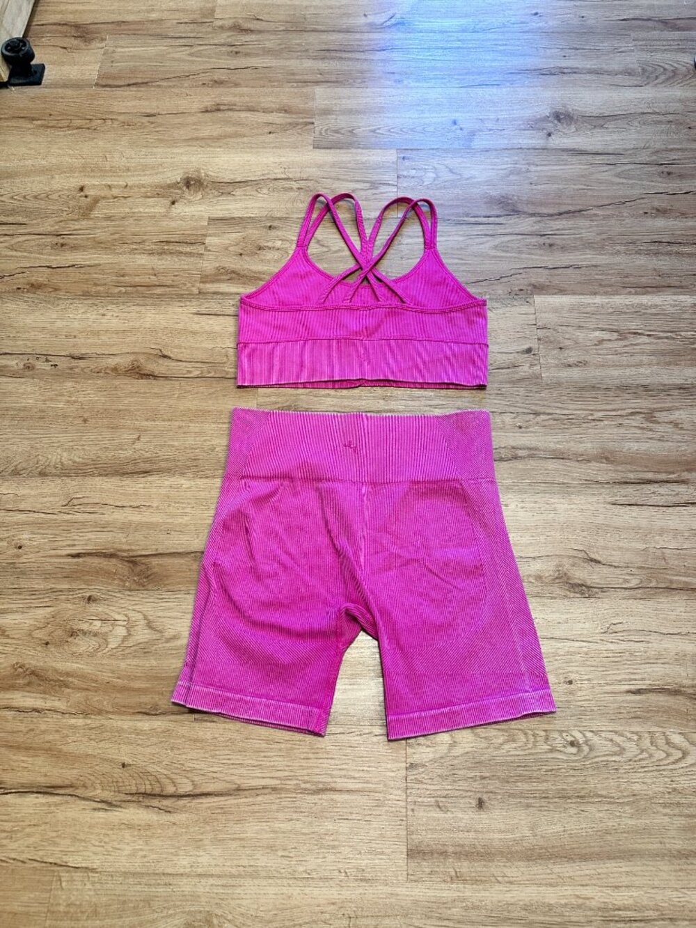 JOY LAB Pink Rib Active Set - Picture 3 of 6